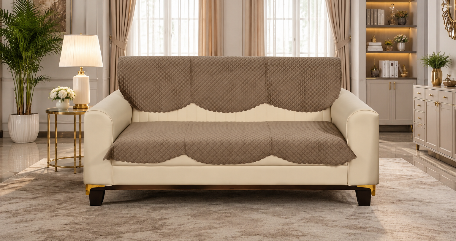 Sofa Cover - Purple Leaf Creation