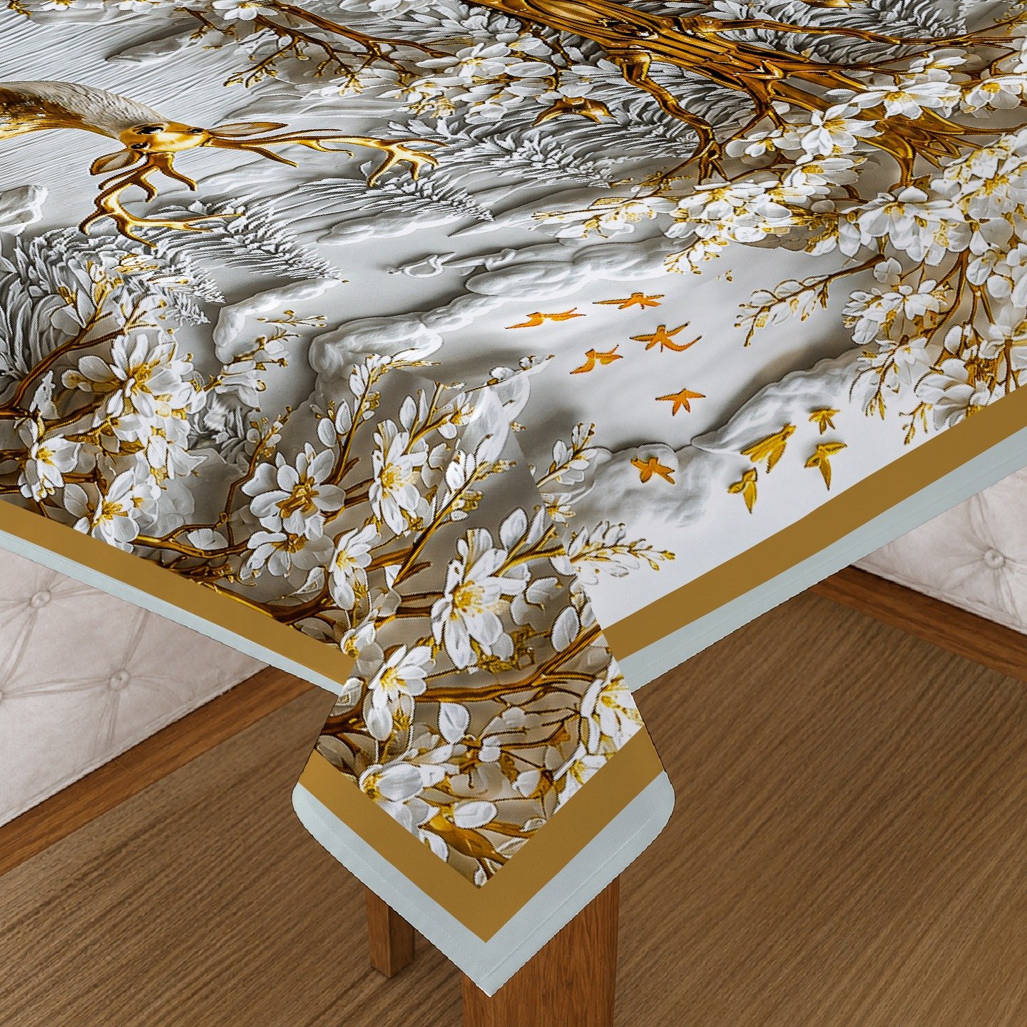Table cover Golden deer image 2