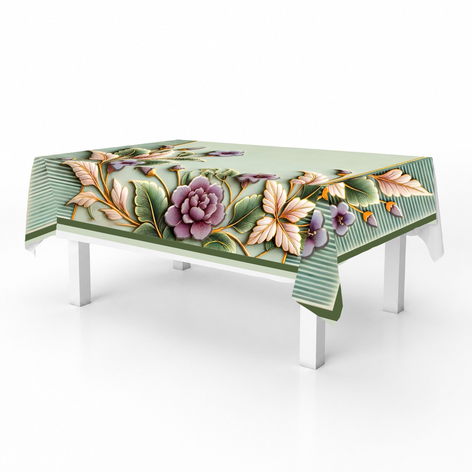 table cover flower image 1