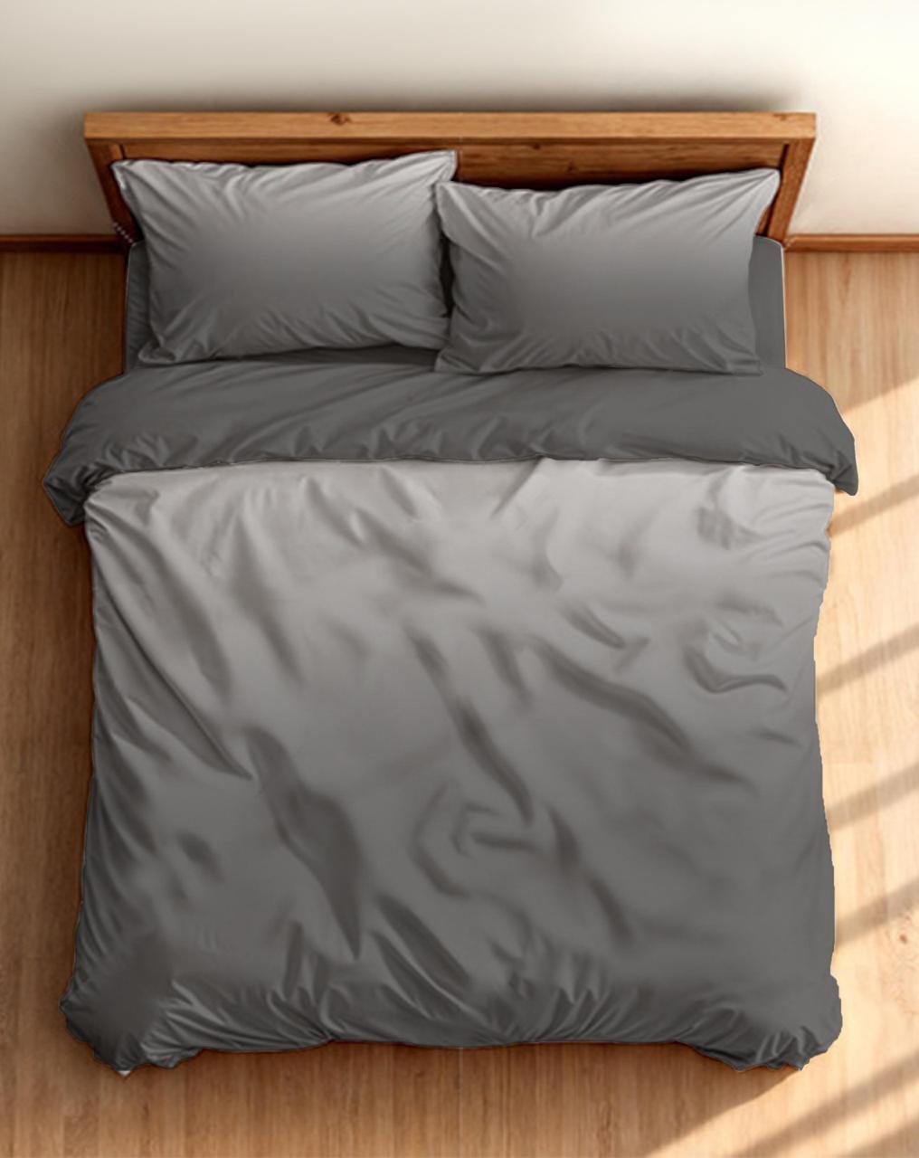 gradient color bedsheet black image 3