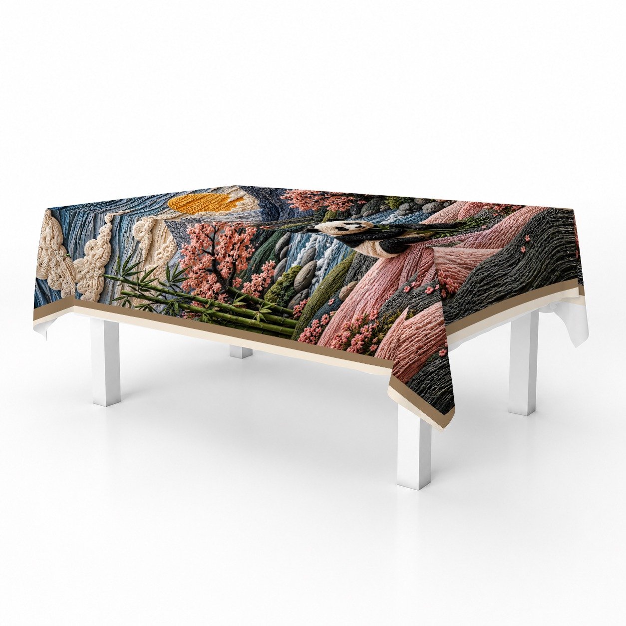 table cover design panda image 4