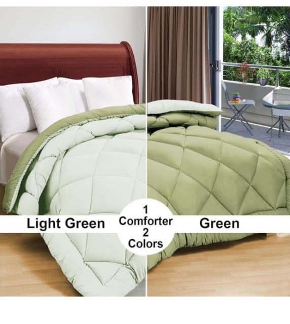 comforter light green & green image 1