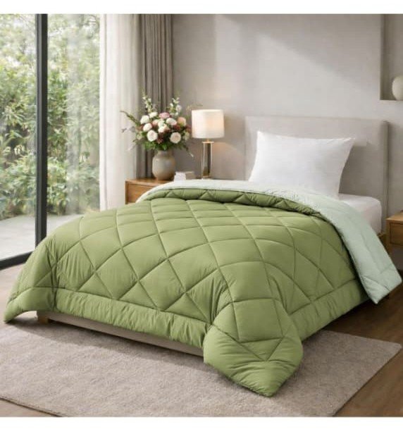 comforter light green & green image 3