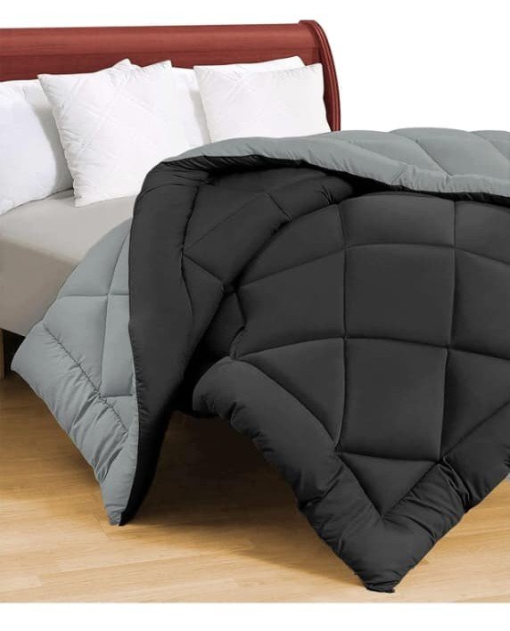 comforter black & gray image 2