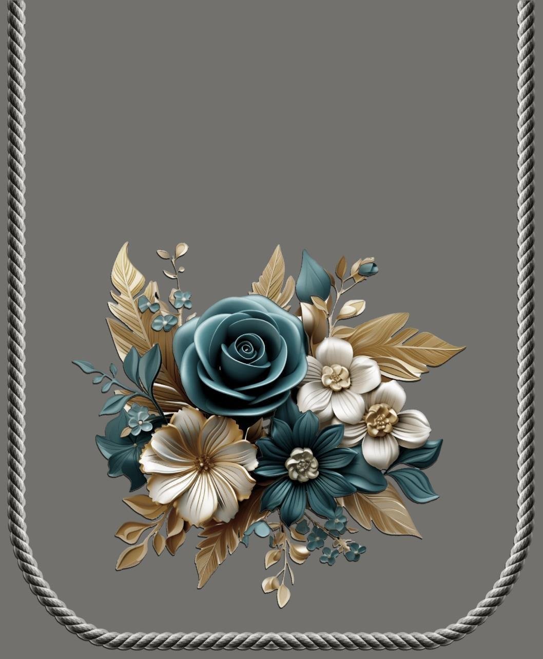 Sofa cover Velvet Flower Bunch image 1