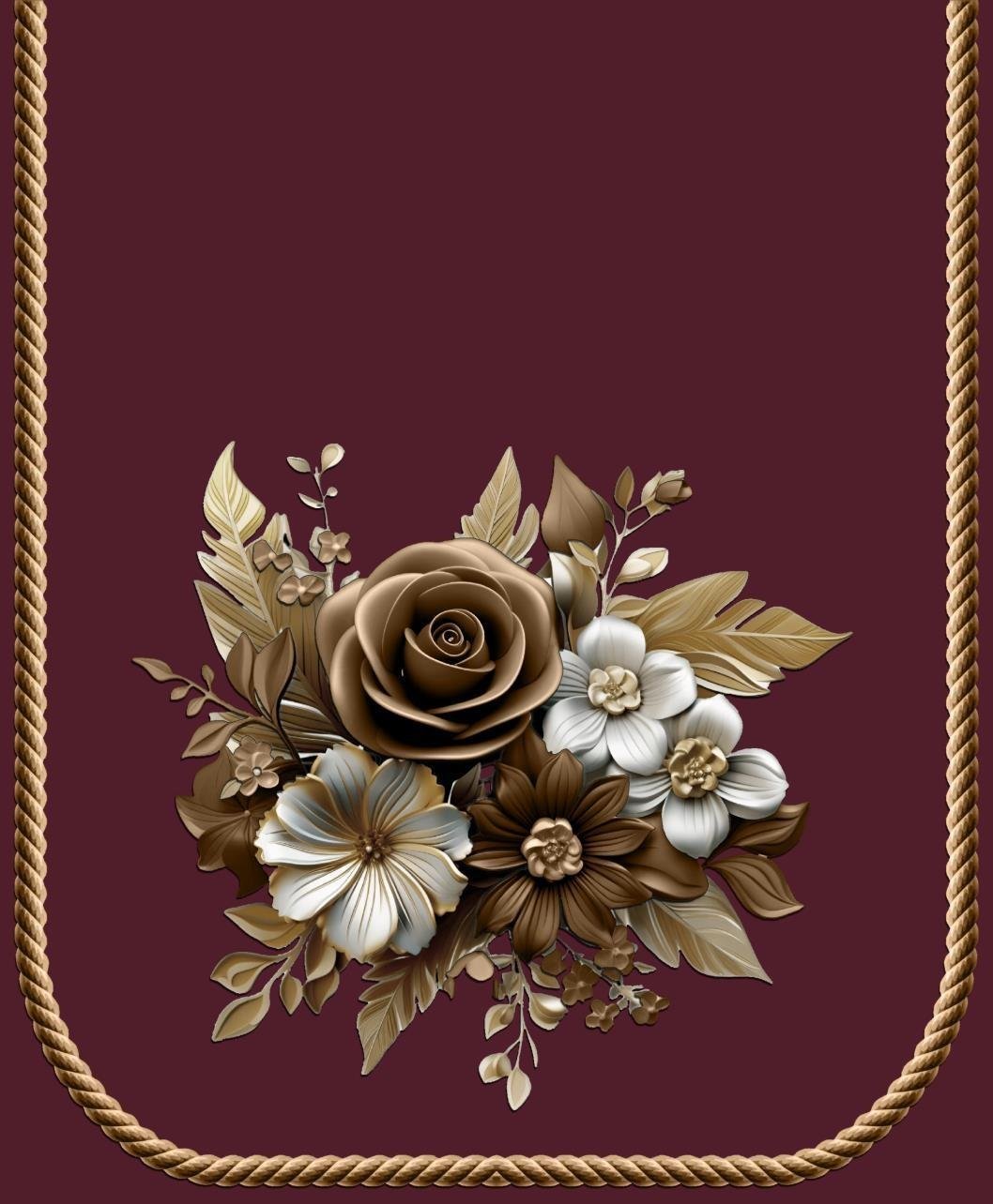 Sofa cover Velvet Flower Bunch image 4