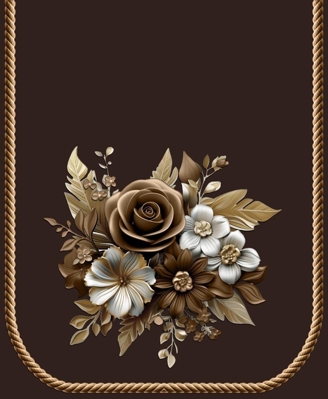 Sofa cover Velvet Flower Bunch image 2