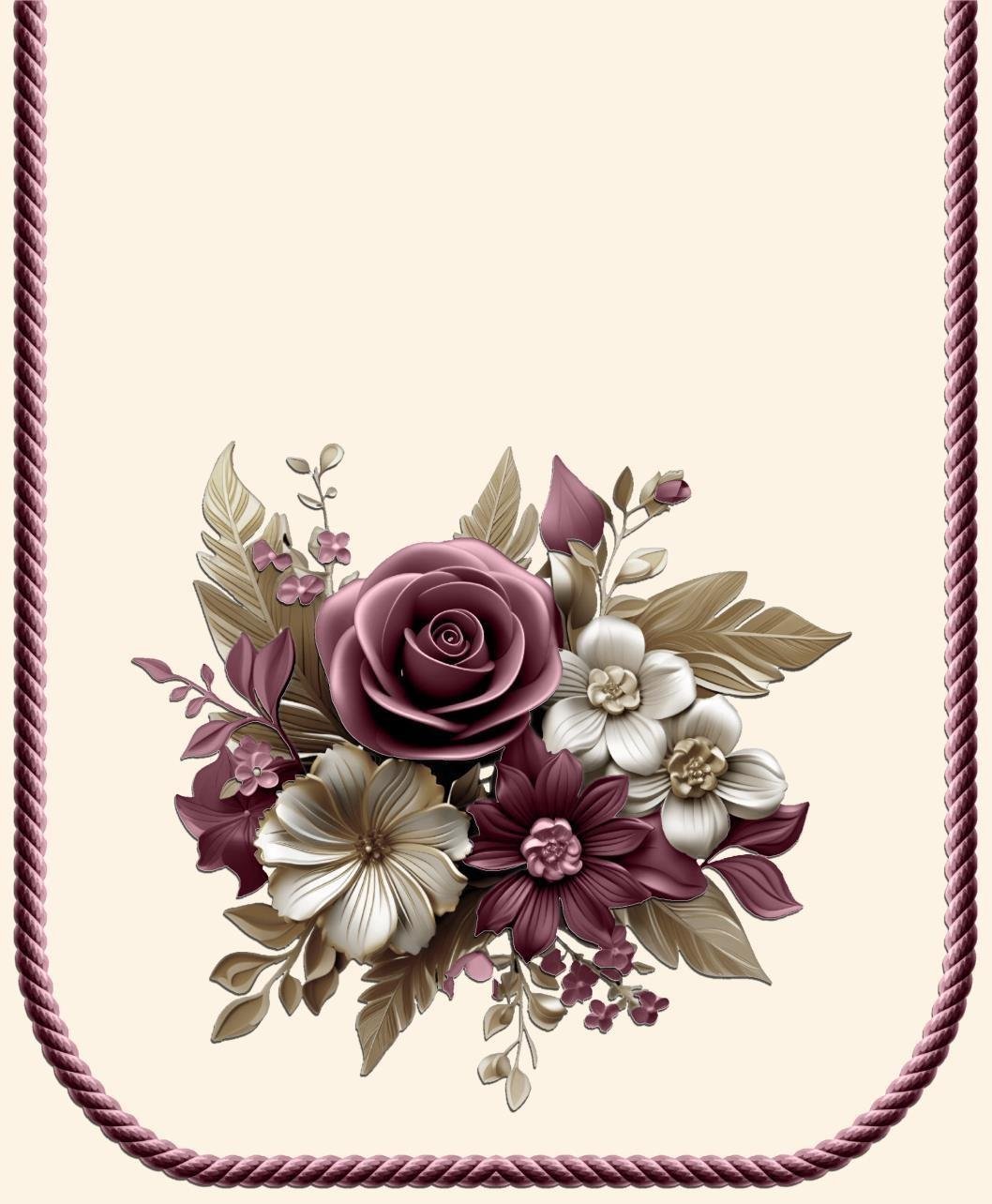 Sofa cover Velvet Flower Bunch image 6