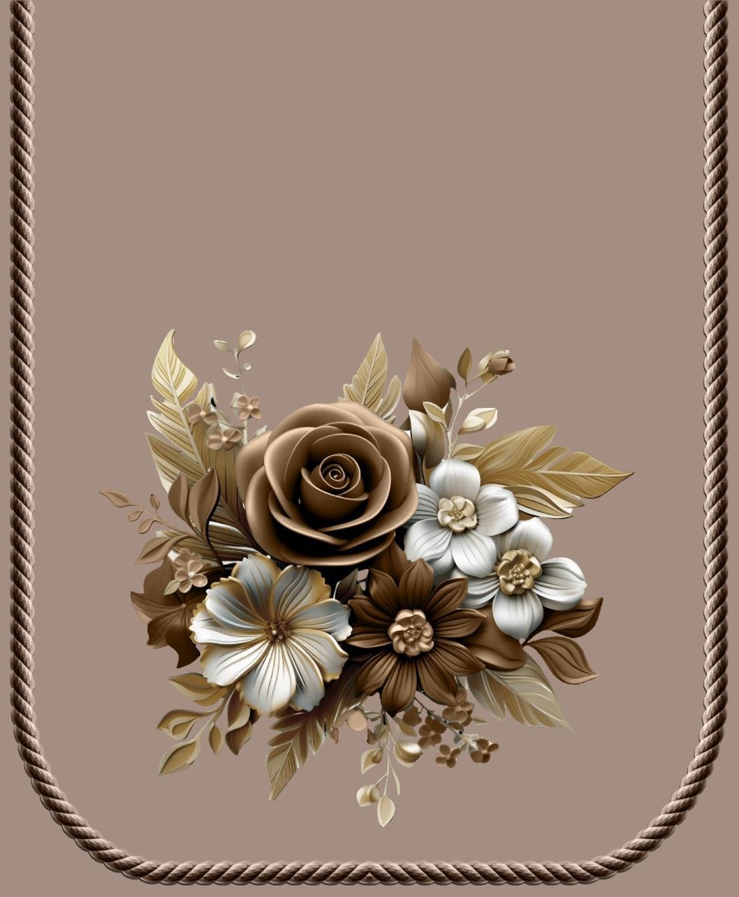 Sofa cover Velvet Flower Bunch image 8