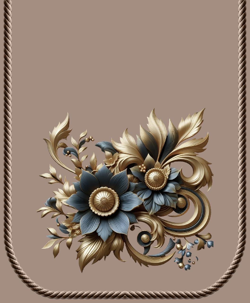 Sofa cover 3D Velvet Flower Bunch image 4