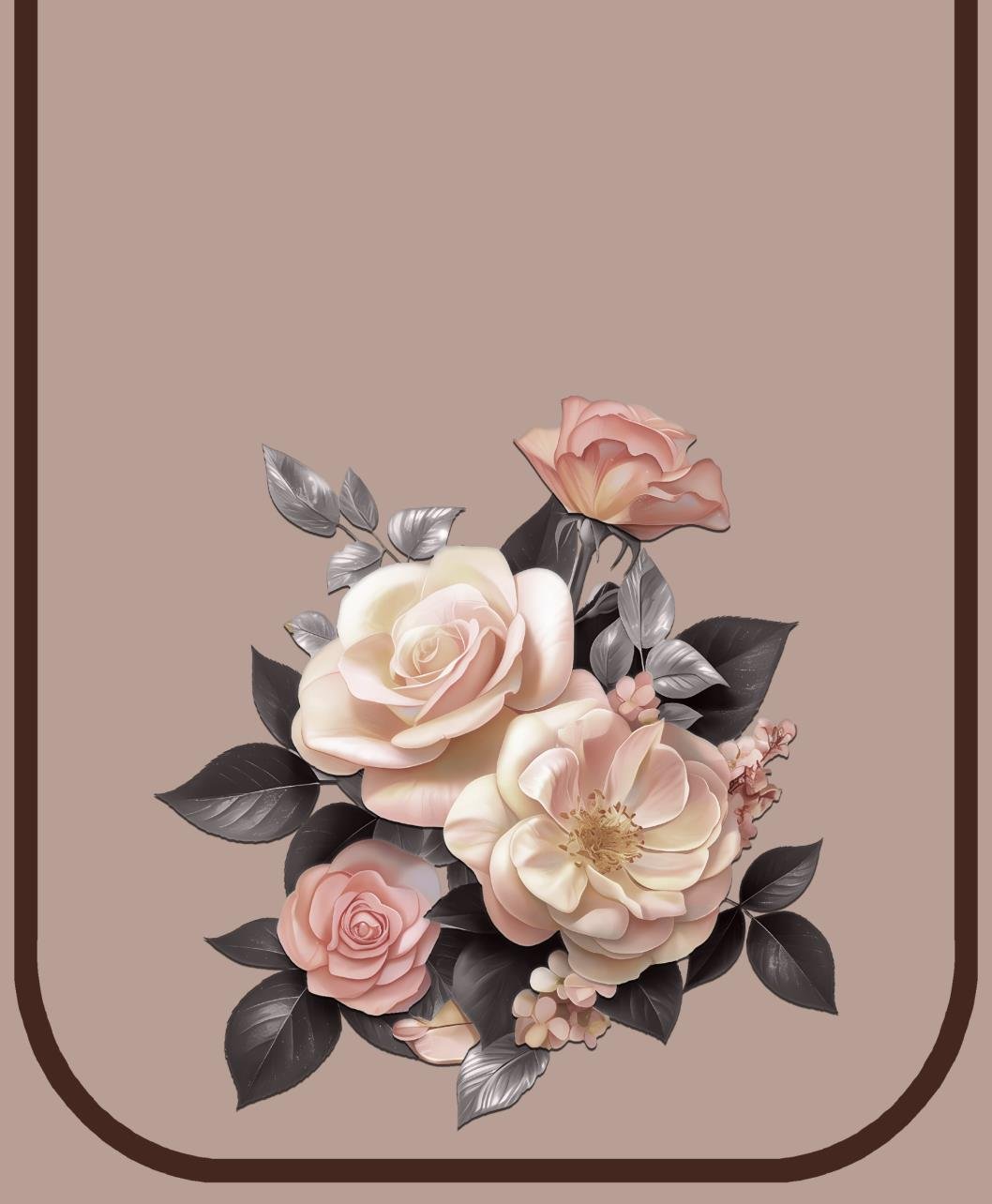 Sofa cover Pink color Roses image 2