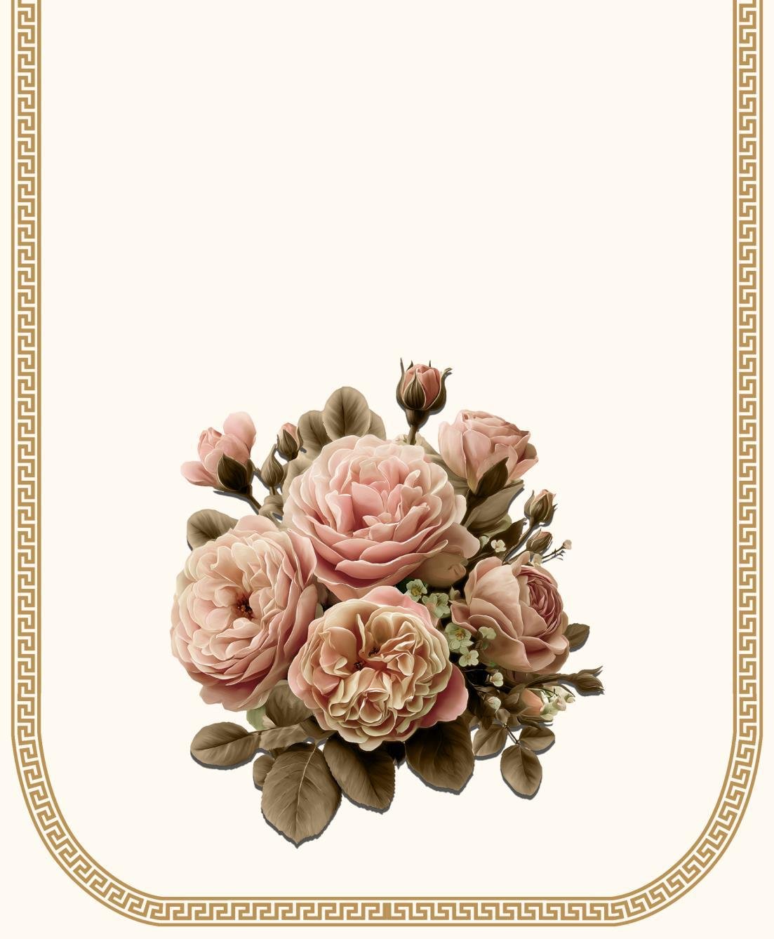 Sofa cover pink Rose Flower Bunch image 4