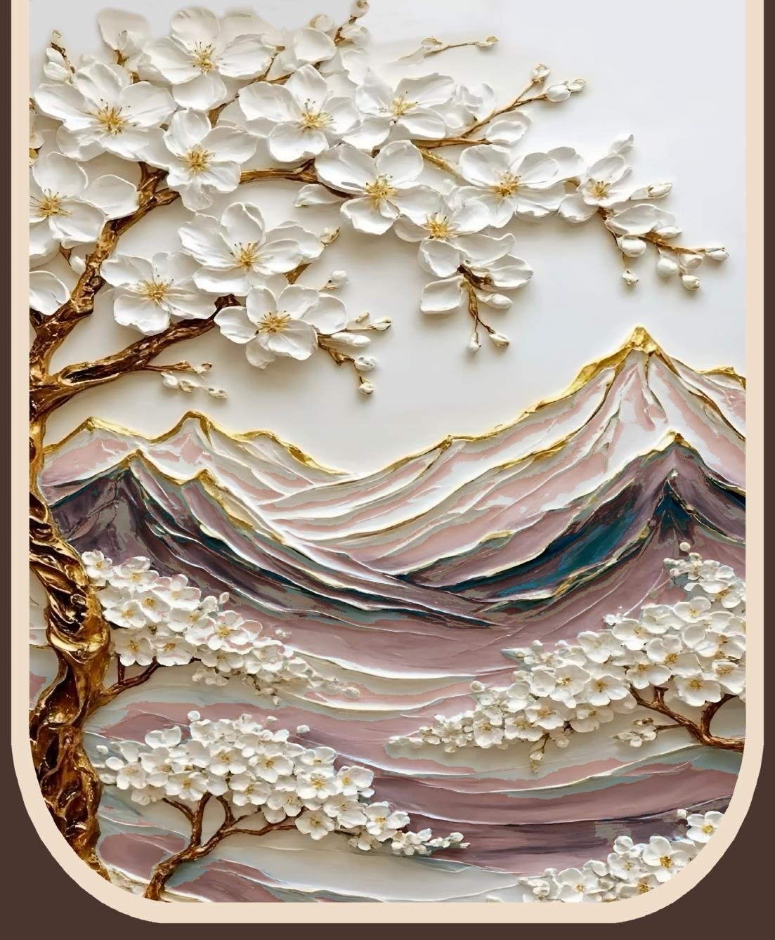 sofa cover white  mountain ranges image 3