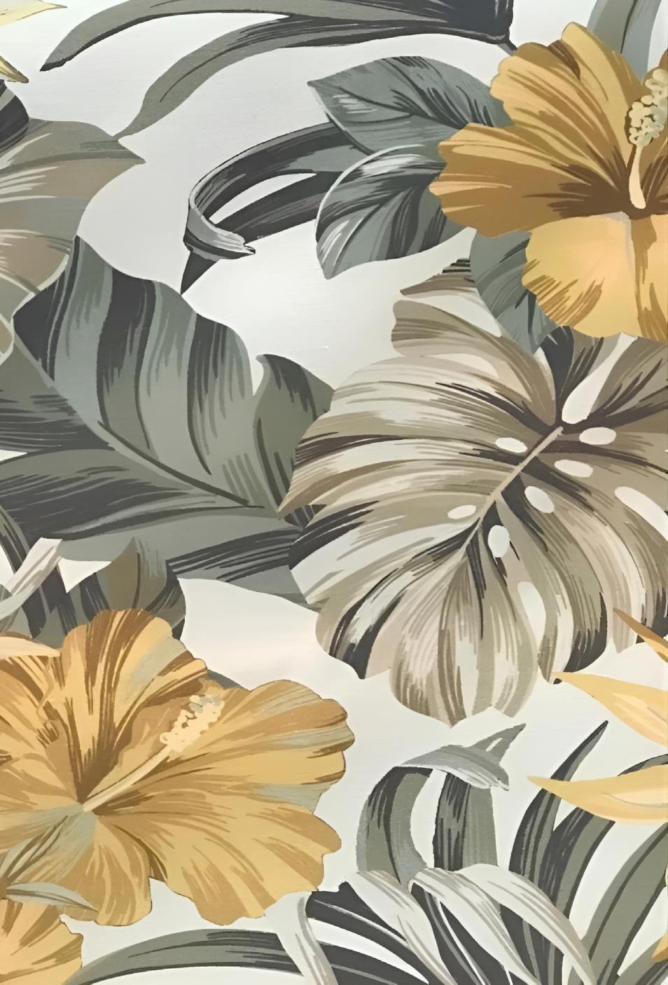 7D carpet design monstera leaves image 1