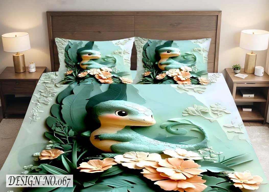 bedsheet design dragon image 1