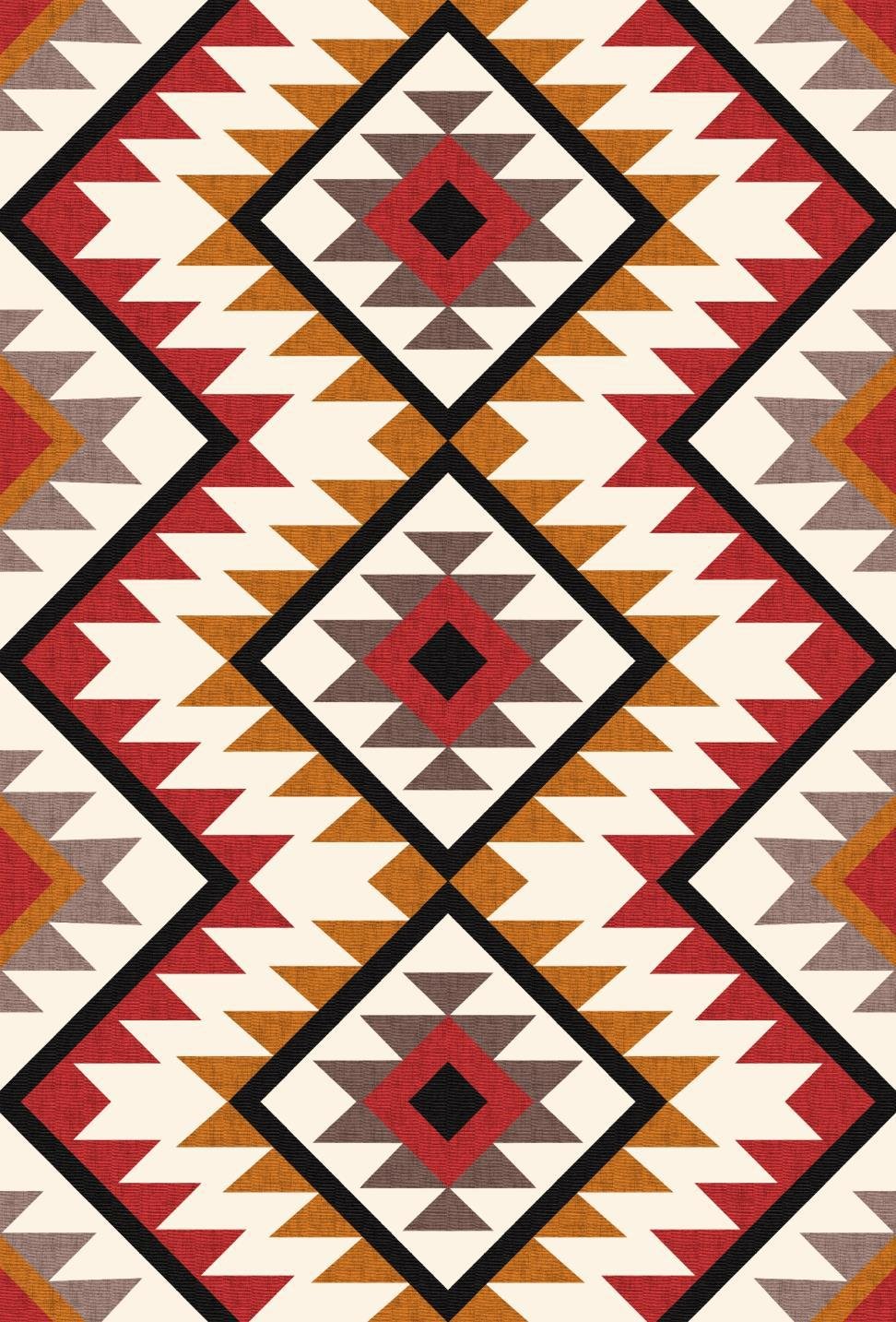 7D carpet - Navajo design pattern image 1