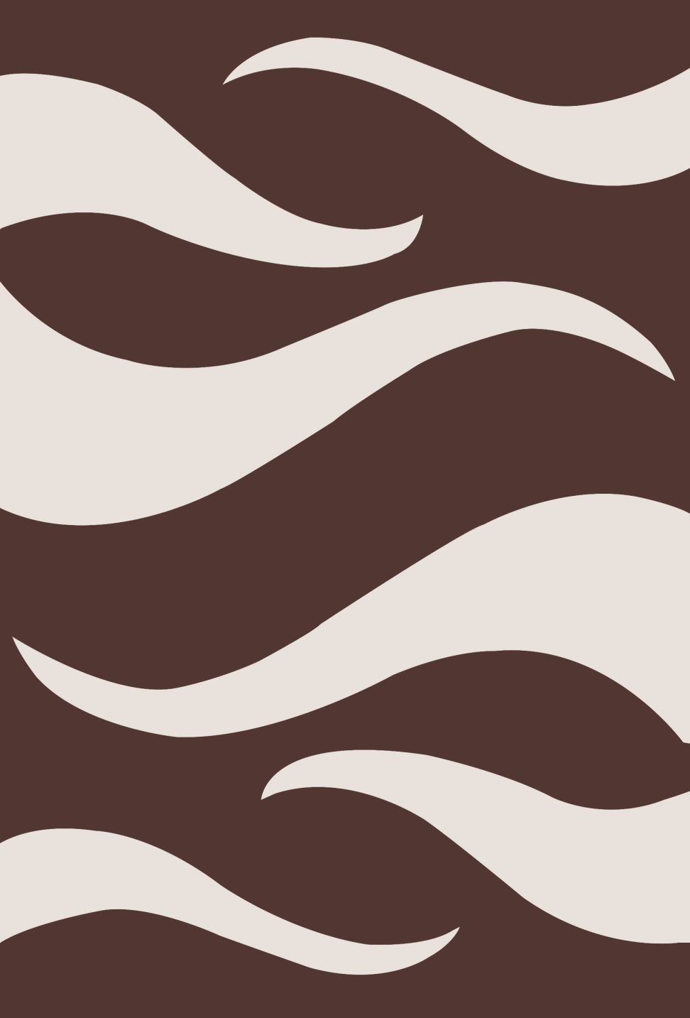 7D carpet - neutral retro wavy pattern image 1