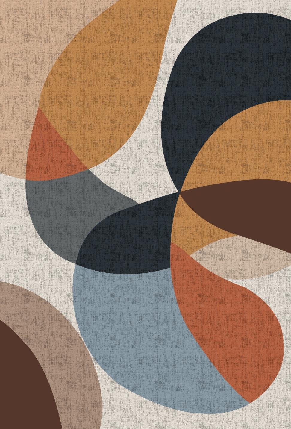 7D carpet - Geometric Textile Abstract image 1