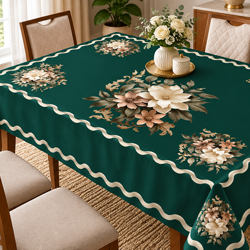 Table cover  ZUKIODECOR Velvet Floral image 2