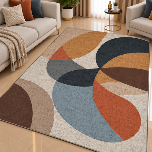 7D carpet - Geometric Textile Abstract image 2