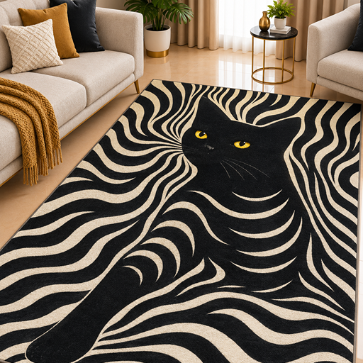 7D carpet cat image 2
