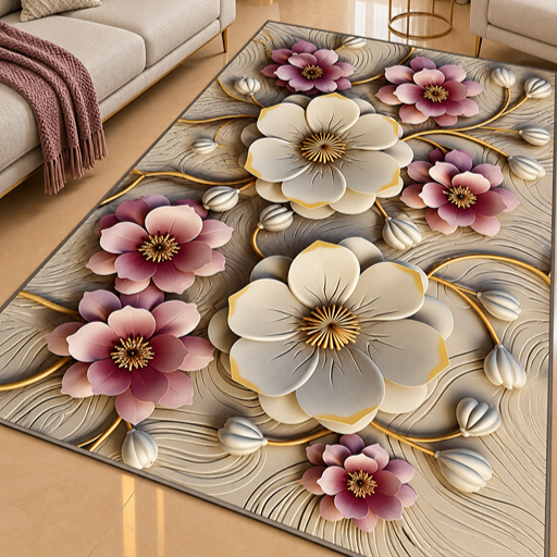 7D flower carpet image 2