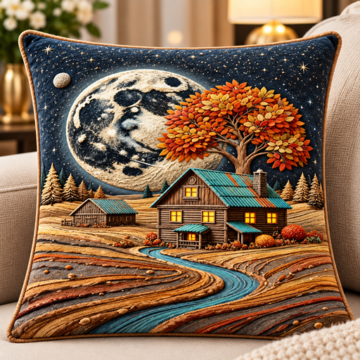 cusion cover design village home image 2