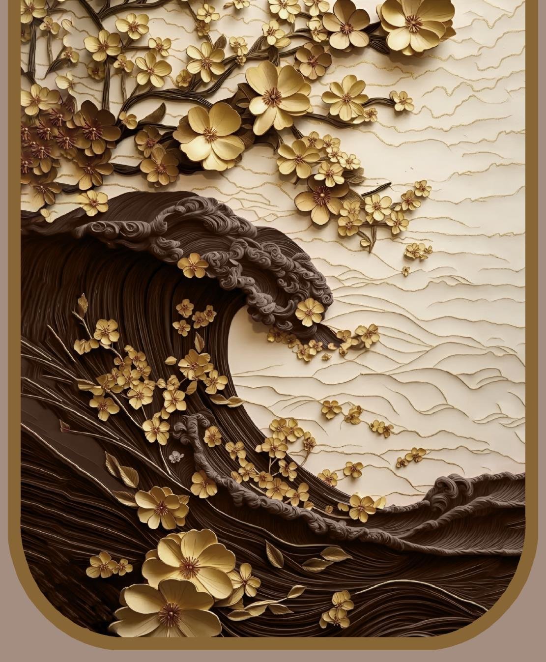 Sofa cover design glod flowers image 5