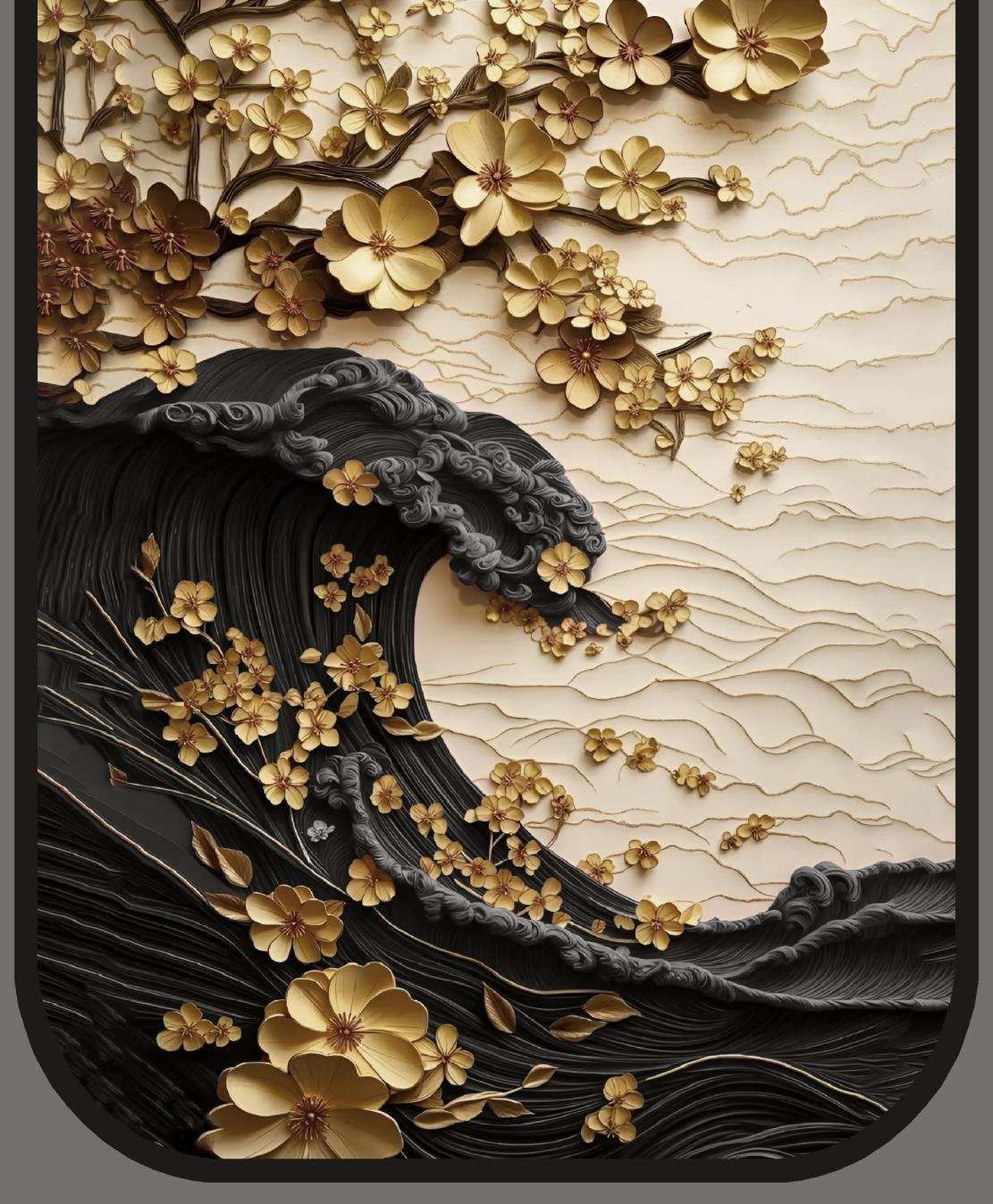 Sofa cover design glod flowers image 6