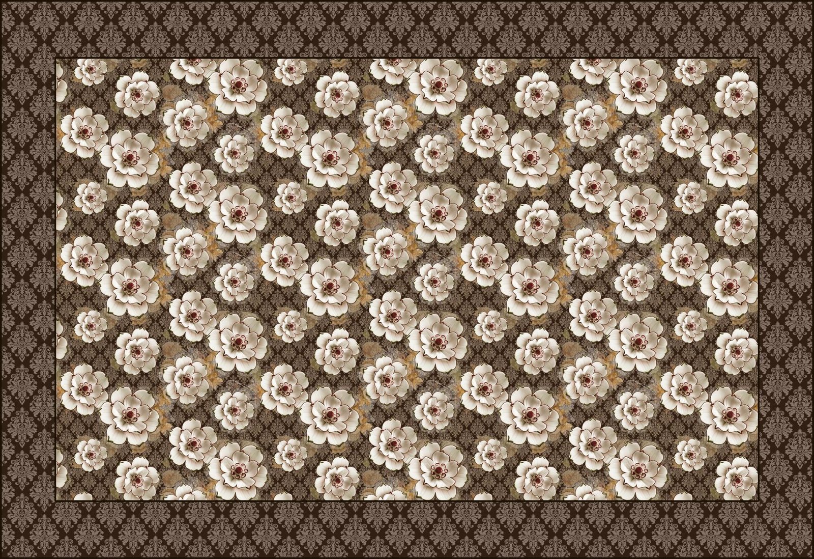 cotton table cover design floral print image 2
