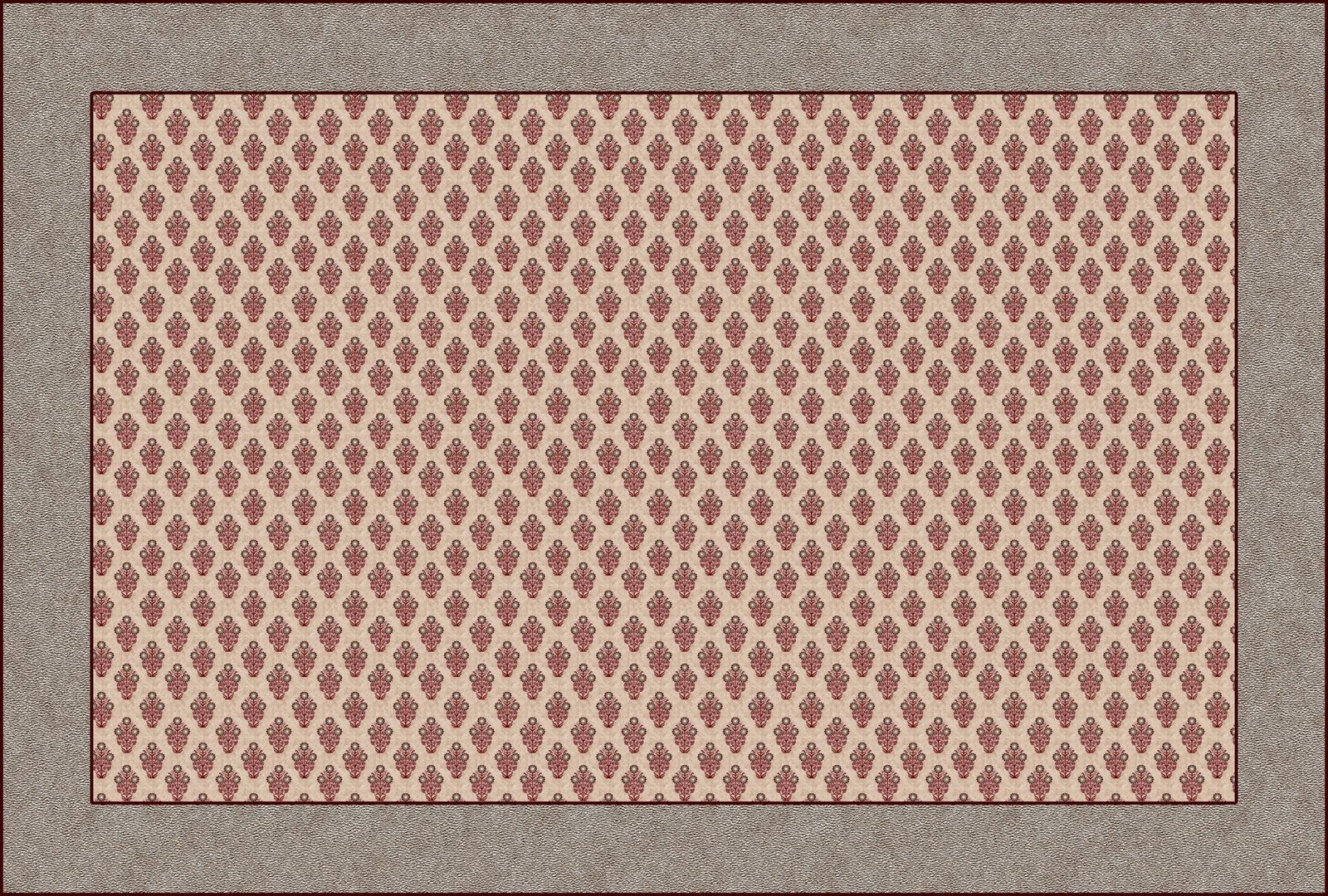 cotton table cover design red color design image 1
