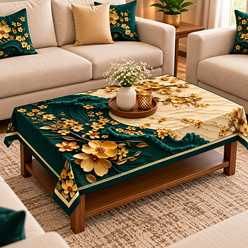 Table cover design the Great Wave off Kanagawa image 3
