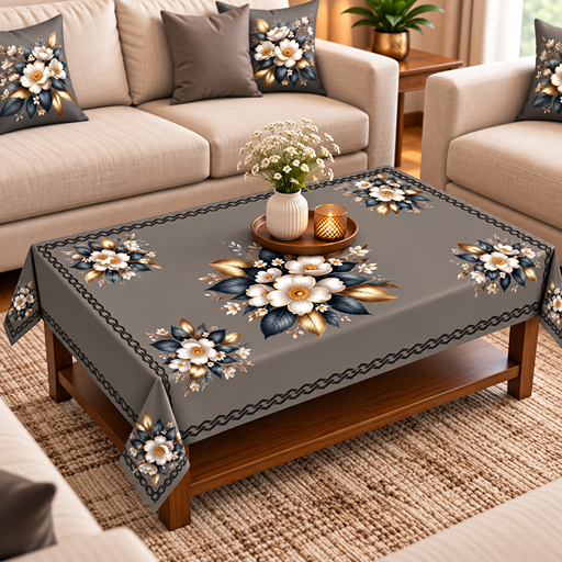 Table cover design 3 magnolia blooms image 3
