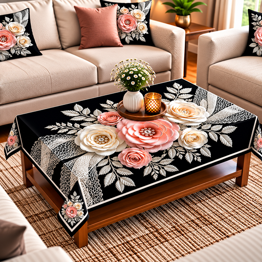 Table cover design  roses image 3