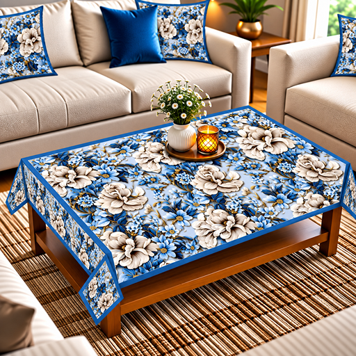 table cover design 3 flowers image 3