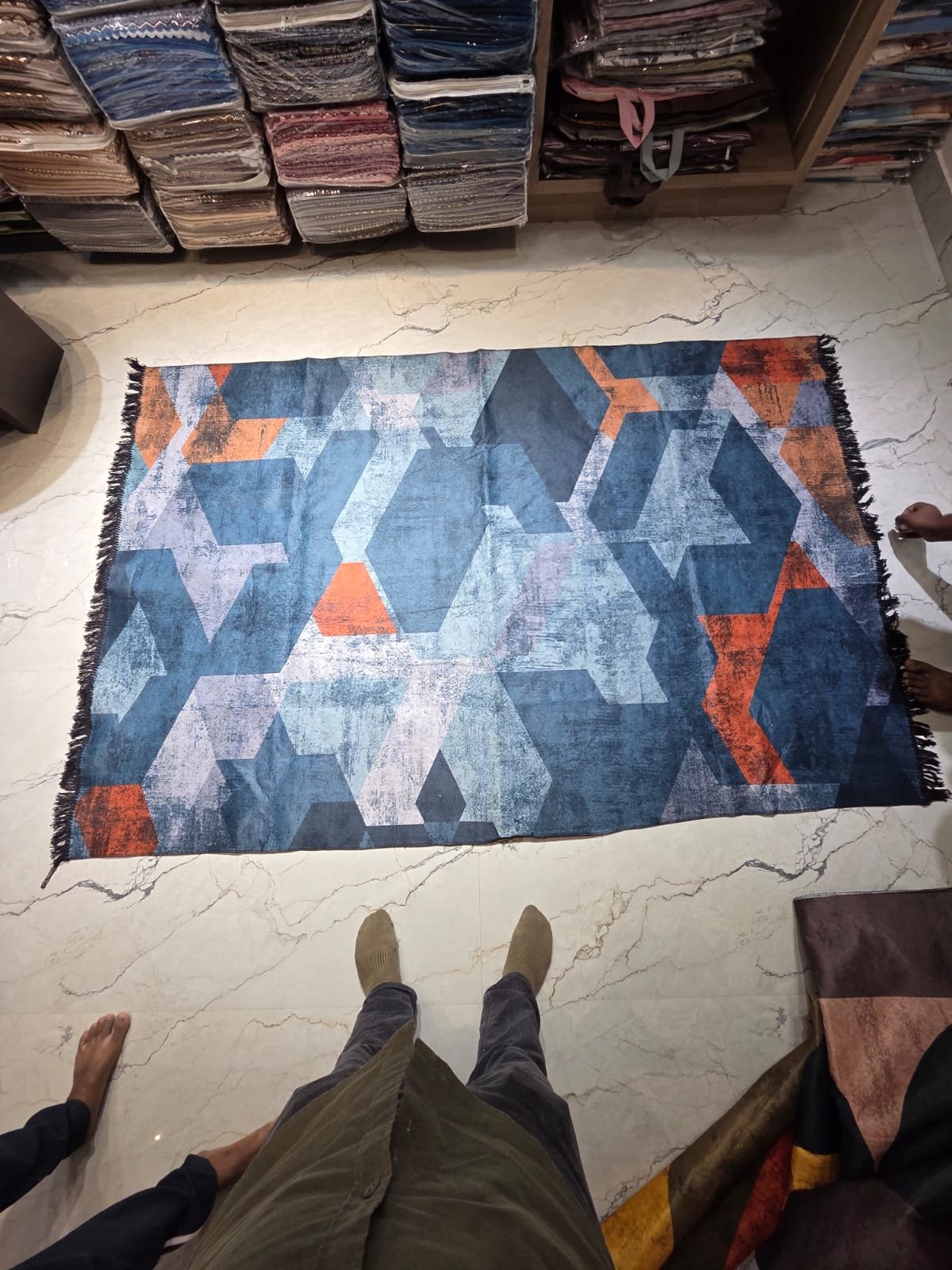 7D carpet design geometric design 2 image 2