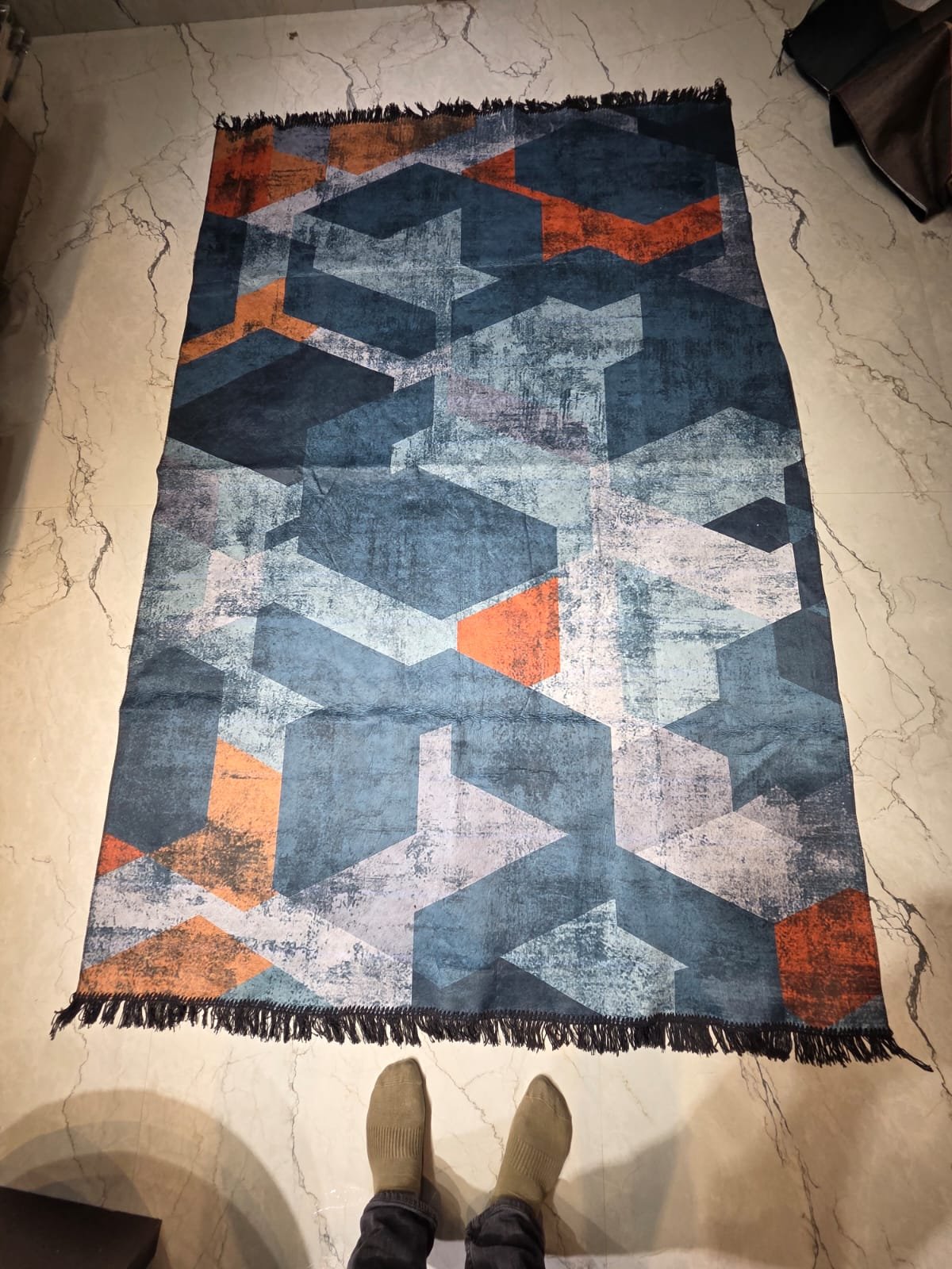 7D carpet design geometric design 2 image 3