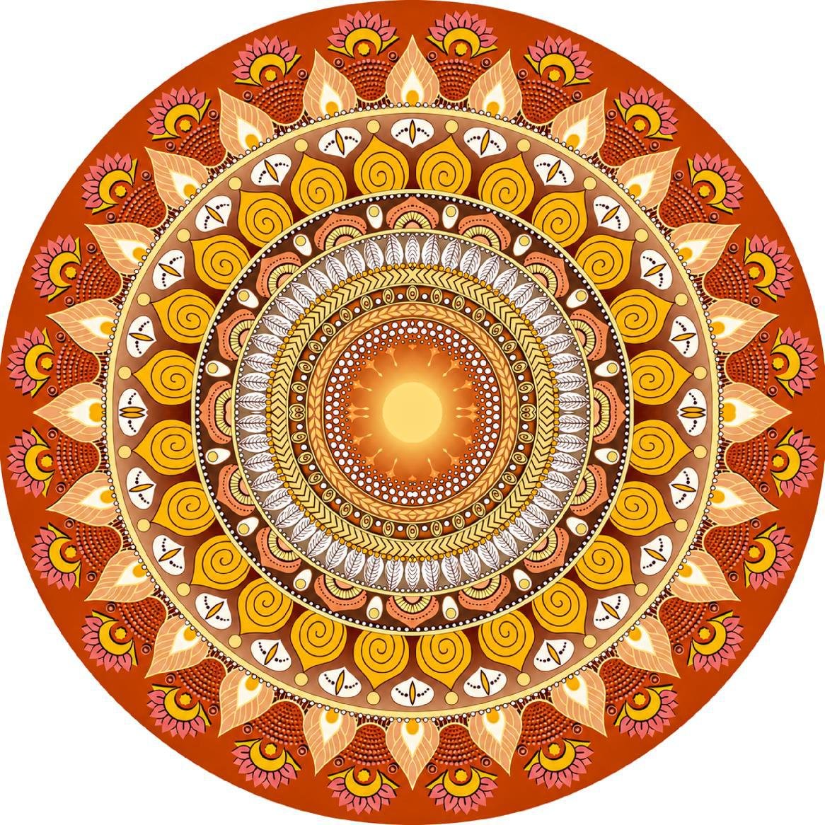 7D carpet design complex geometric design image 1