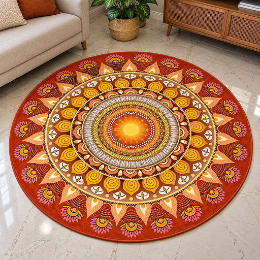 7D carpet design complex geometric design image 2