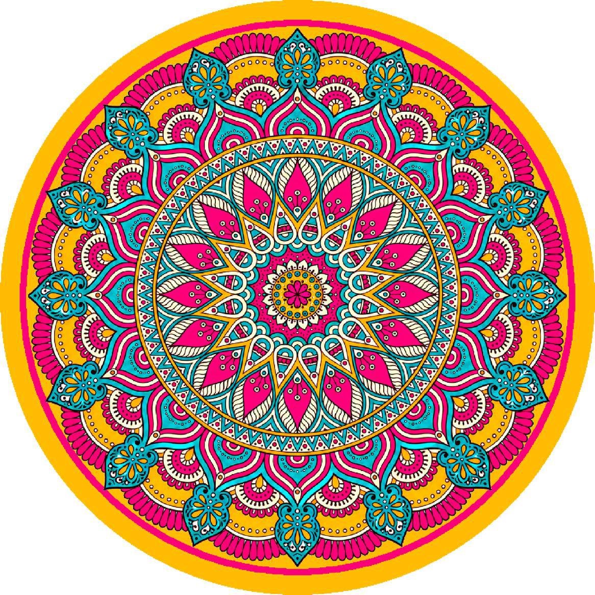 7D carpet deisgn symmetrical geometric illustration image 1