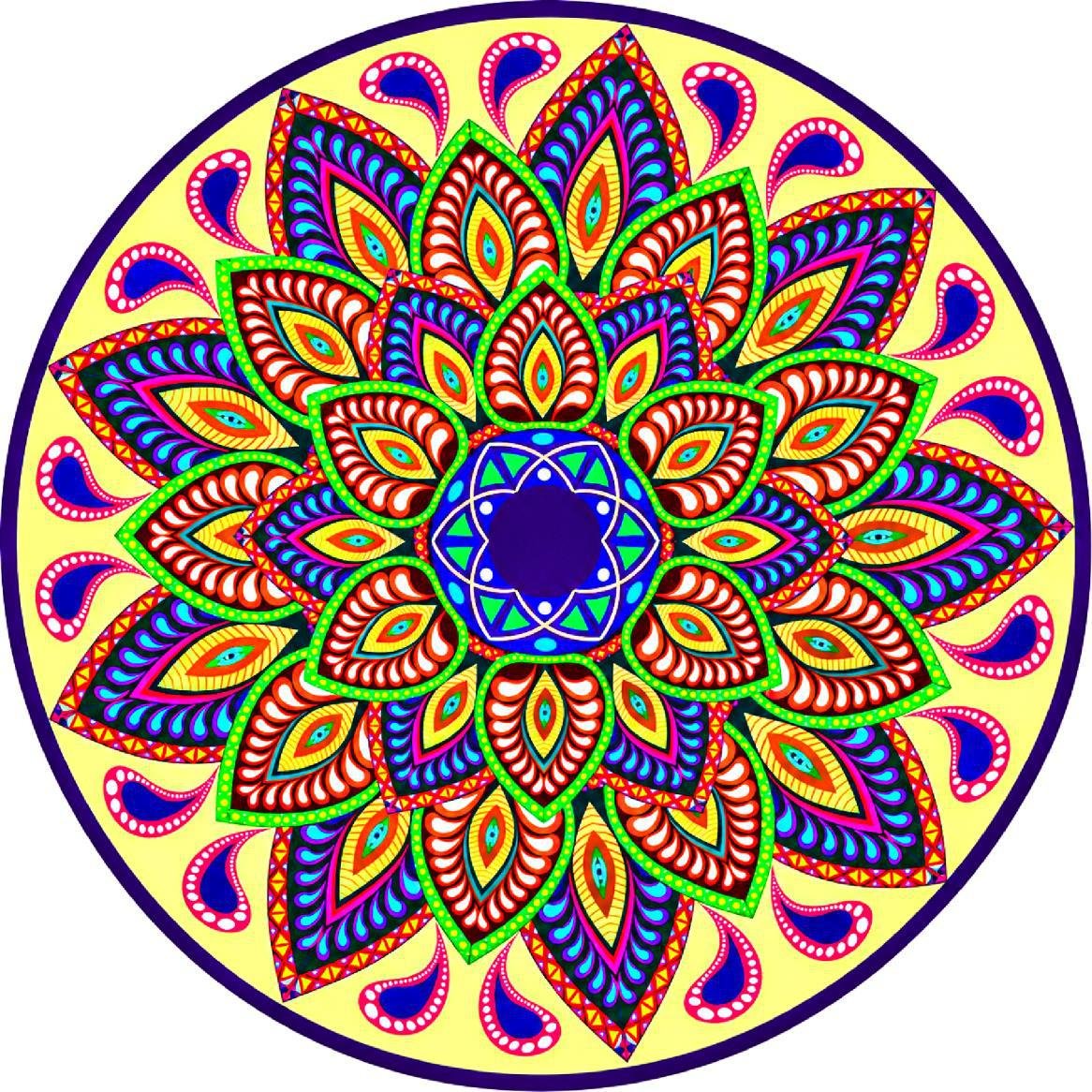 7D carpet deisgn complex geometric image 1