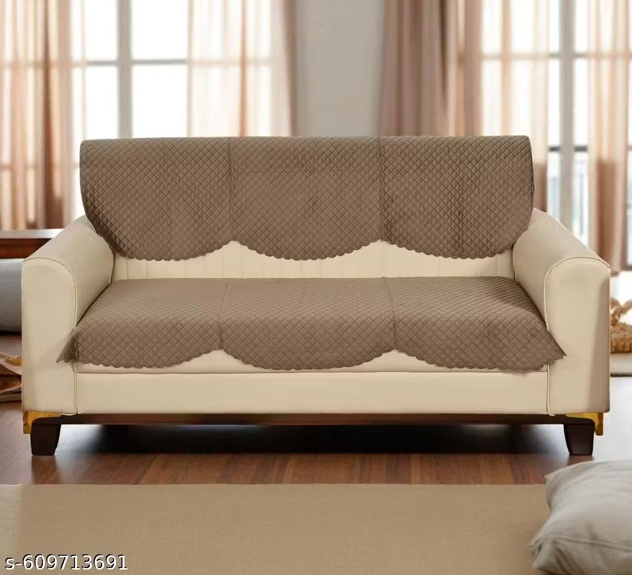 quilted sofa  cover