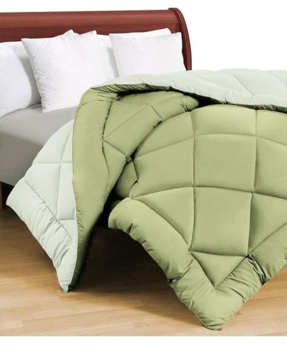 comforter light green & green