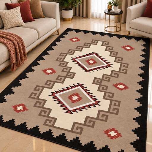 7D carpet -  traditional kilim rug pattern - 2