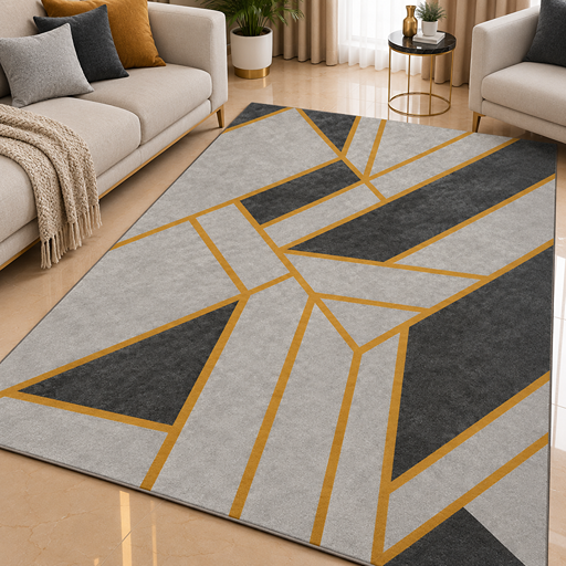 7D carpet - Art Deco geometric design