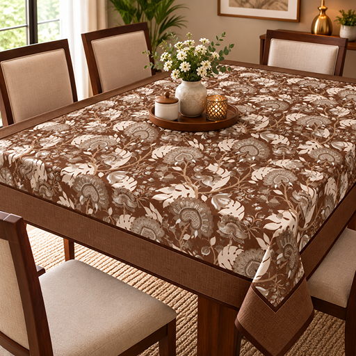 cotton table cover design wey pattern