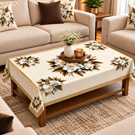 Table covers design  magnolia blooms