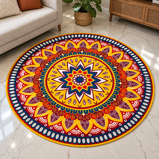 7D carpet design Mandala design